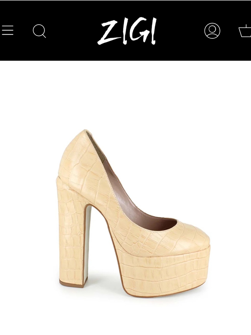 ZIGI
Giorgia Heels NUDE/CROC
Giorgia WOMEN SIZE 7 new
$189.95